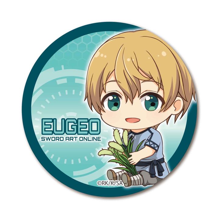 Sword Art Online -Alicization- GyuGyutto Can Badge Eugeo 11 years old