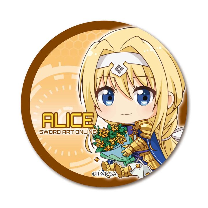 Sword Art Online -Alicization- GyuGyutto Can Badge Alice