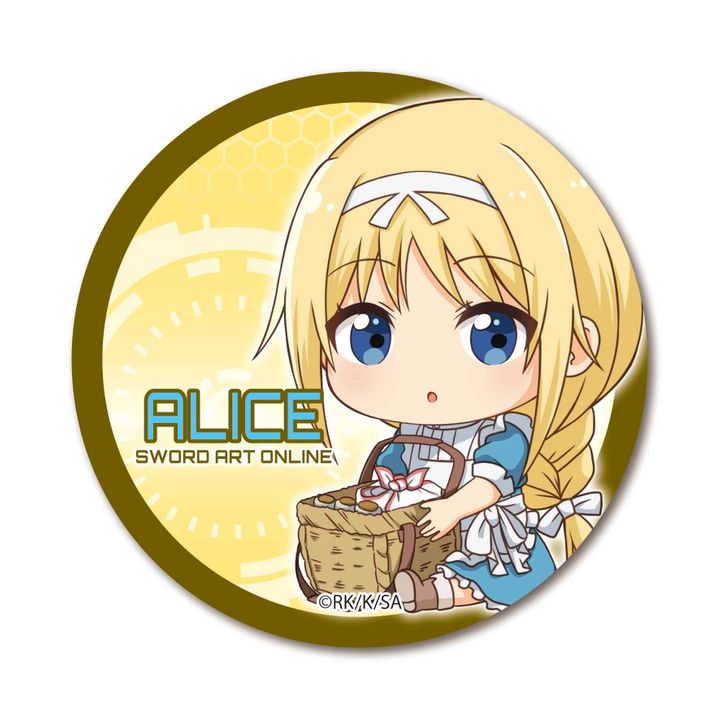 Sword Art Online -Alicization- GyuGyutto Can Badge Alice 11 years old