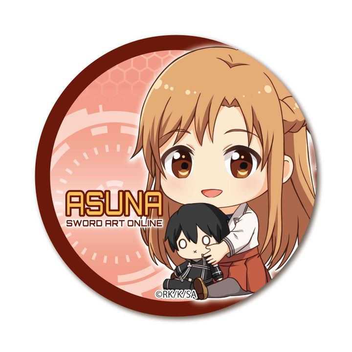 Sword Art Online -Alicization- GyuGyutto Can Badge Yuki Asuna
