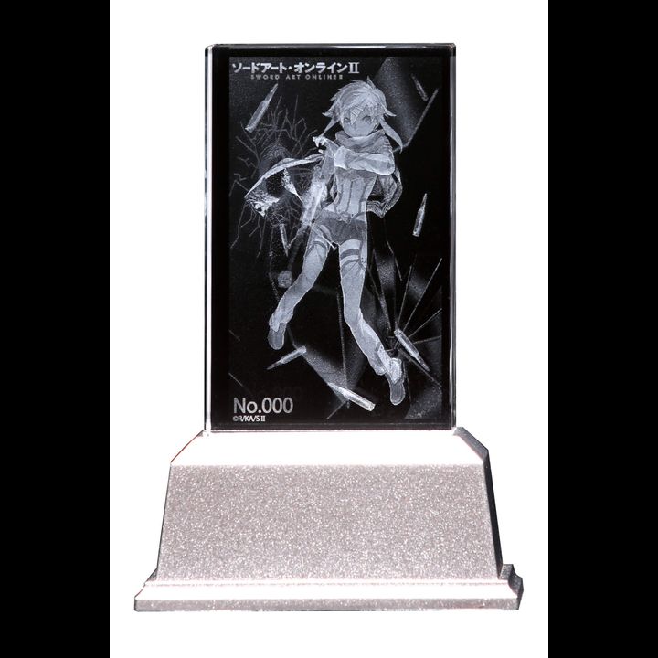 Sword Art Online Sinon Premium Crystal (Size 5cm with LED Light)