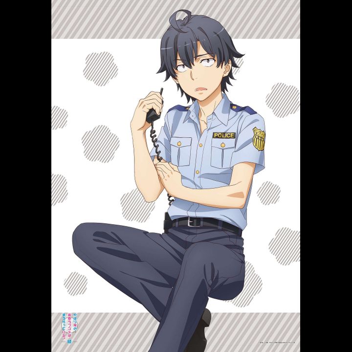 Yahari Ore no Seishun Love-come wa Machigatteiru. Zoku Original Illustration Police Hachiman Big Tapestry