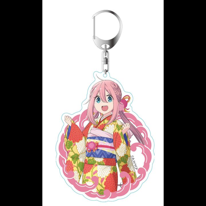Yurucamp Original Illustration Nadeshiko Acrylic Key Chain