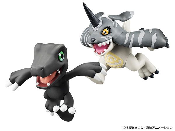 DigiColle Black Agumon & Black Gabumon