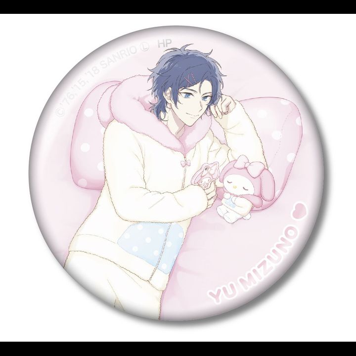 Sanrio Danshi Soine Can Badge Mizuno Yu