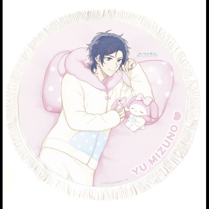 Sanrio Danshi Soine Round Towel Mizuno Yu