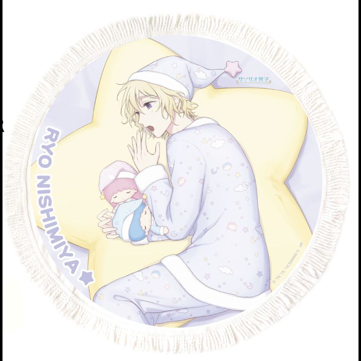 Sanrio Danshi Soine Round Towel Nishimiya Ryo