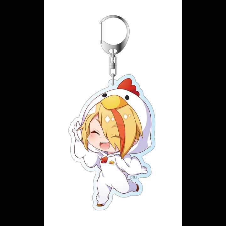 Zombie Land Saga Deka Key Chain Nikaido Saki Kimi no Kokoro ni Nice Bird Saga Ver.