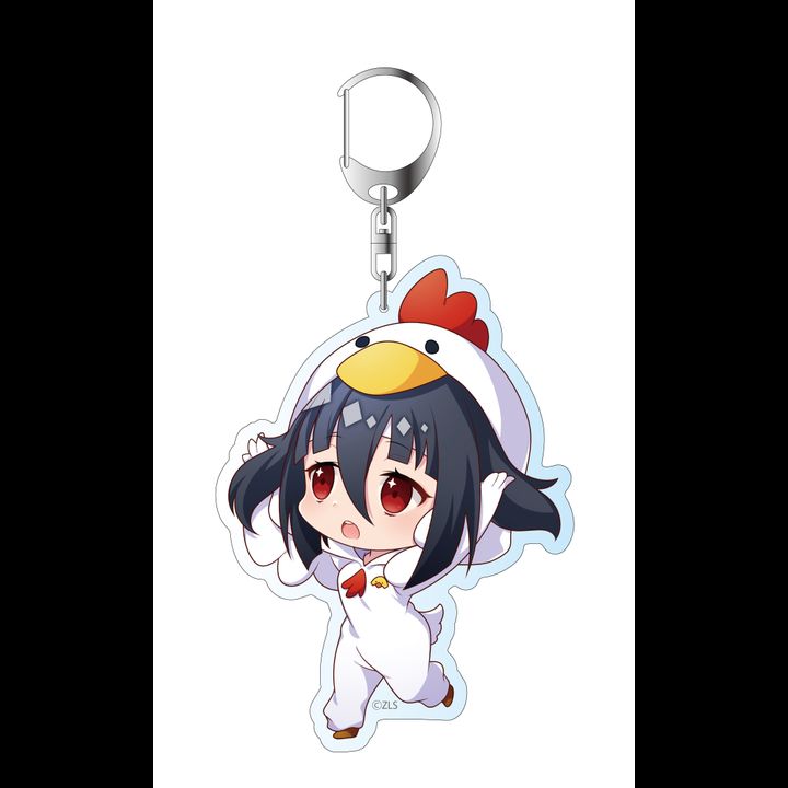 Zombie Land Saga Deka Key Chain Yamada Tae Kimi no Kokoro ni Nice Bird Saga Ver.