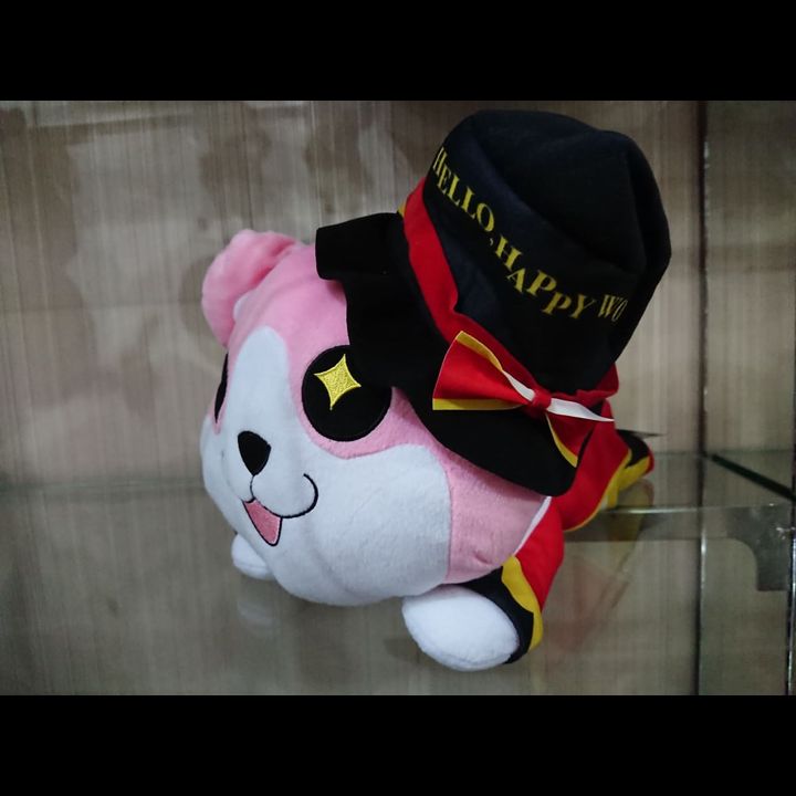Mega Jumbo Nesoberi Nuigurumi Plush Michelle - Hello Happy World (40x22cm)