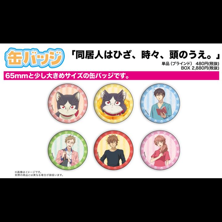 Can Badge My Roommate Is a Cat 01 [SET OF 6]