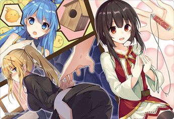 Bushiroad Rubber Mat Collection Vol. 322 Kadokawa Sneaker Bunko Kono Subarashii Sekai ni Shukufuku wo! Aqua & Megumin & Darkness Part. 2 (52x35cm)