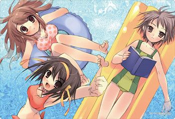 Bushiroad Rubber Mat Collection Vol. 324 Kadokawa Sneaker Bunko The Melancholy of Haruhi Suzumiya Haruhi & Nagato Mikuru (52x35cm)
