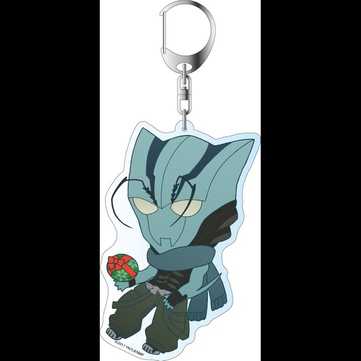 Blood Blockade Battlefront & Beyond Deka Key Chain Zed O'Brien Snow Ver.