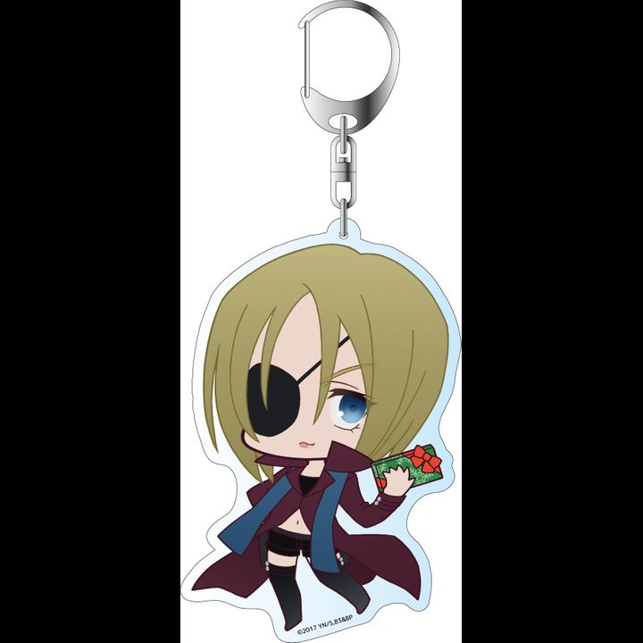 Blood Blockade Battlefront & Beyond Deka Key Chain K.K. Snow Ver.