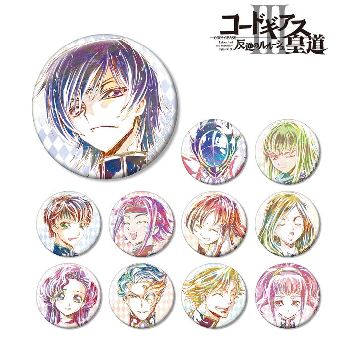 Code Geass Lelouch of the Rebellion Episode III Trading Ani-Art Can Badge [SET OF 11]
