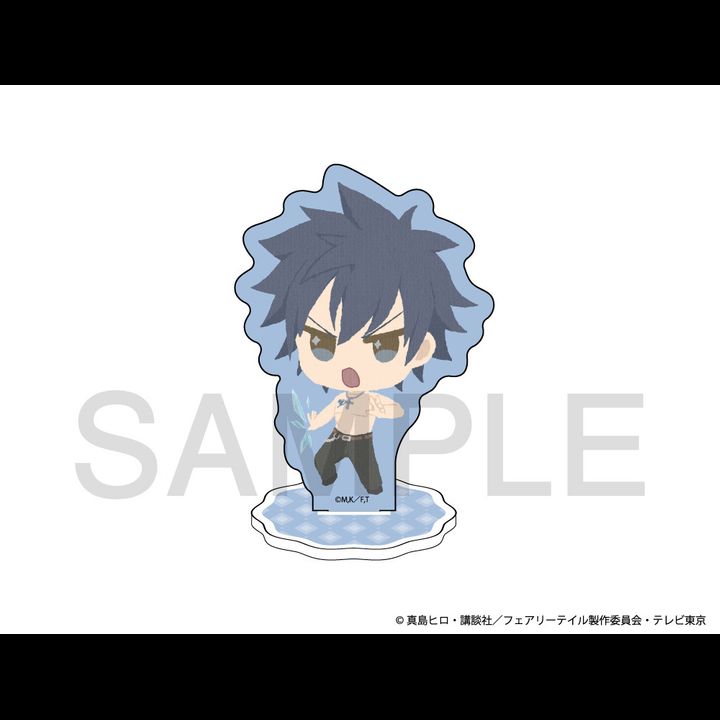 Fairy Tail Fuwaponi Series Acrylic Stand Gray