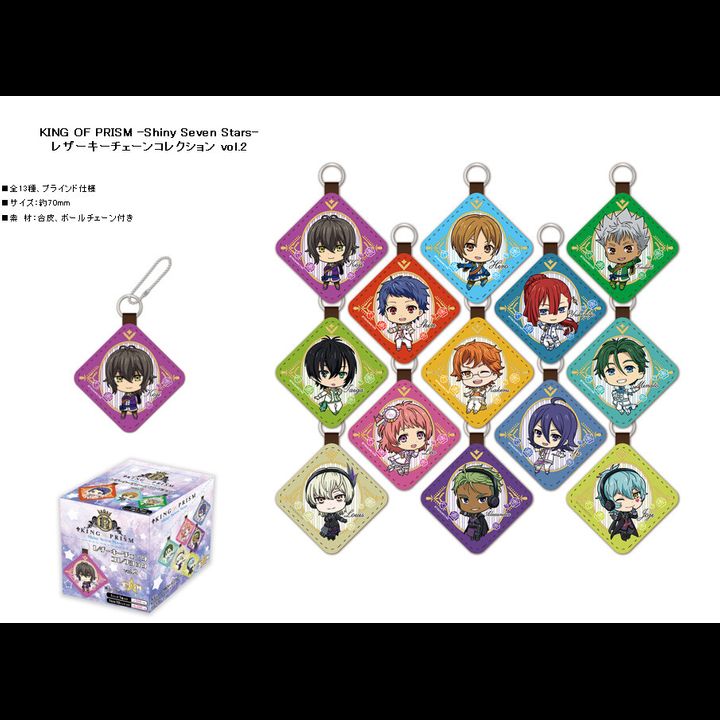 King of Prism -Shiny Seven Stars- Leather Key Chain Collection Vol. 2 (SET OF 13)