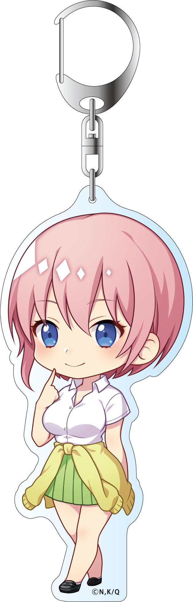 The Quintessential Quintuplets Deka Key Chain Nakano Ichika Deformed Ver.