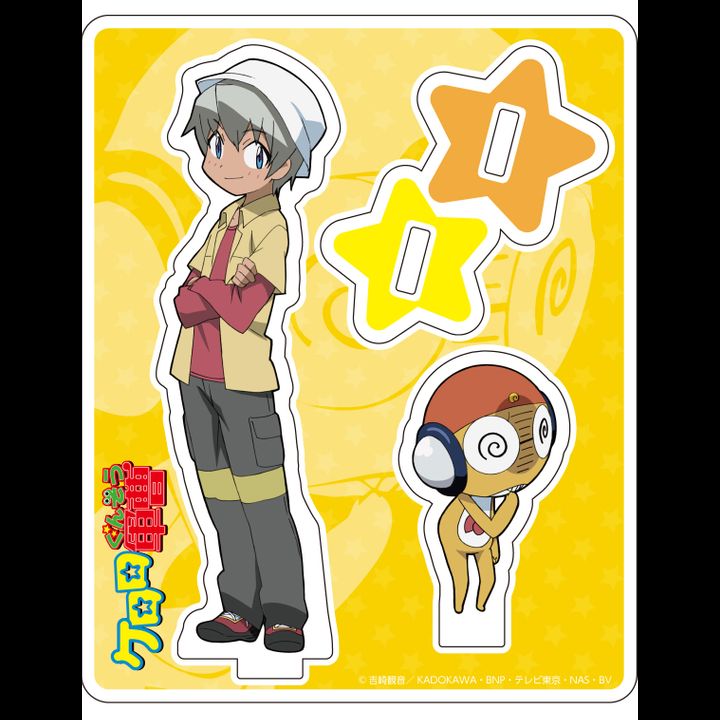 Sgt. Keroro Acrylic Stand Kururu & Hojo Mutsumi