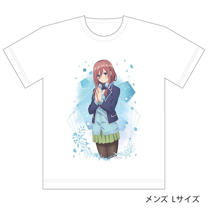 The Quintessential Quintuplets Full Color T-shirt Nakano Miku (Size L)