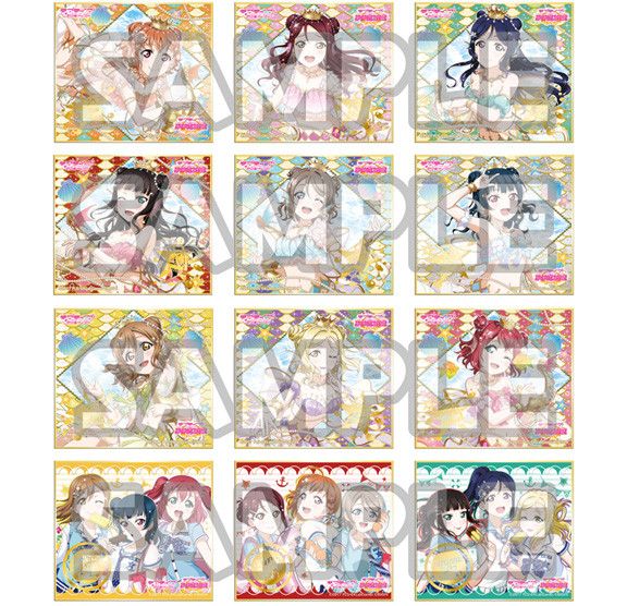 Love Live! Sunshine!! Trading Mini Shikishi Ver. 9 [SET OF 12]