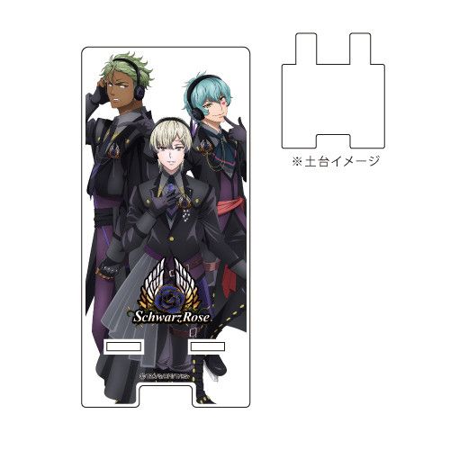 Sma Chara Stand King of Prism -Shiny Seven Stars- 03 Schwarz Rose