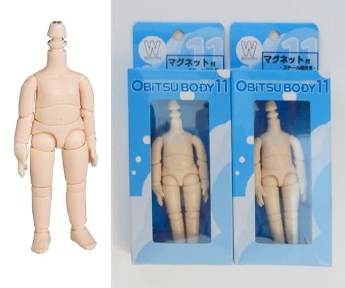 Obitsu Body 11cm White Whitey (Cocok untuk Nendoroid)