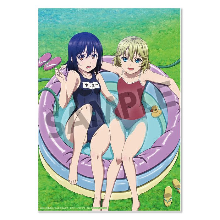 Strike the Blood III Visual Acrylic Plate Himeragi Yukina & December (A5 Size 21x15cm)
