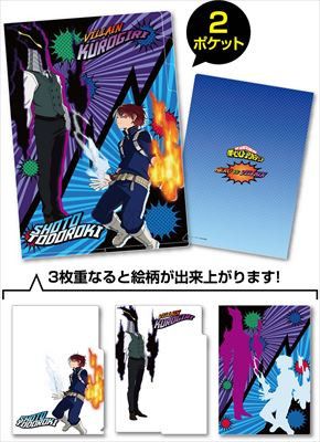 My Hero Academia 2 Pocket Clear File Todoroki VS Kurogiri