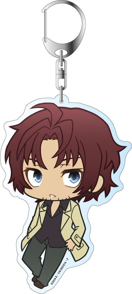 Bungou Stray Dogs DEAD APPLE Deka Key Chain Puni Chara Oda Sakunosuke