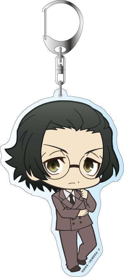 Bungou Stray Dogs DEAD APPLE Deka Key Chain Puni Chara Sakaguchi Ango