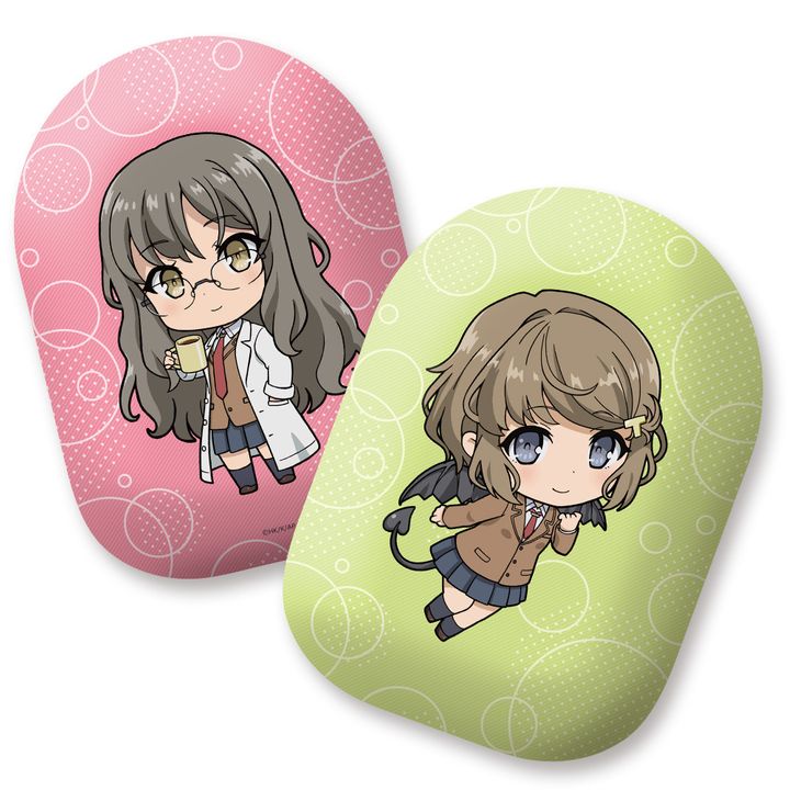 Seishun Buta Yaro wa Bunny Girl-senpai no Yume wo Minai Tomoe & Futaba Two Sides Cushion (35cm)