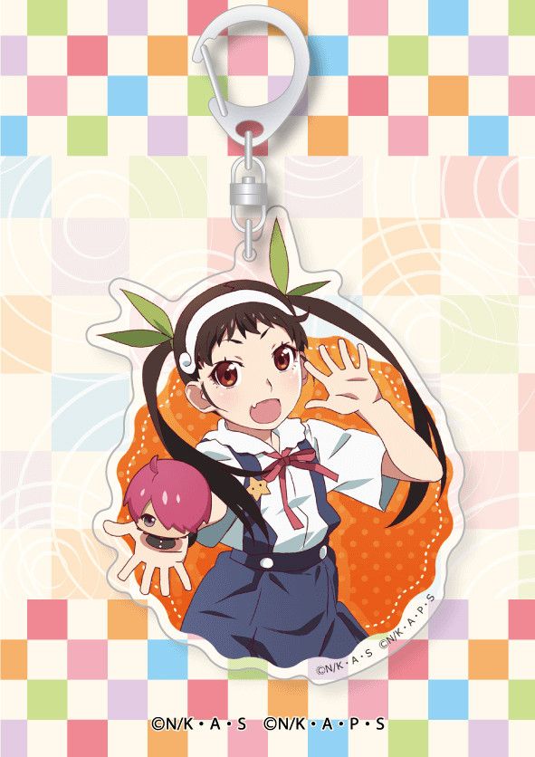 Monogatari Series Pukupuku Acrylic Key Chain Hachikuji Mayoi