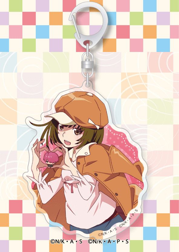 Monogatari Series Pukupuku Acrylic Key Chain Sengoku Nadeko