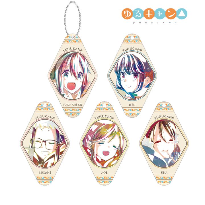 Yurucamp Trading Ani-Art Acrylic Key Chain Vol. 2 [SET OF 5]