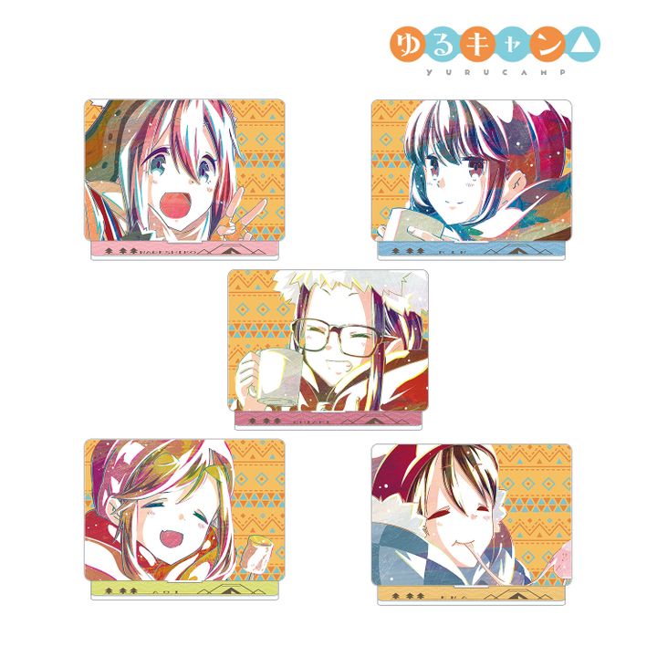 Yurucamp Trading Ani-Art Acrylic Stand Vol. 2 [SET OF 5]