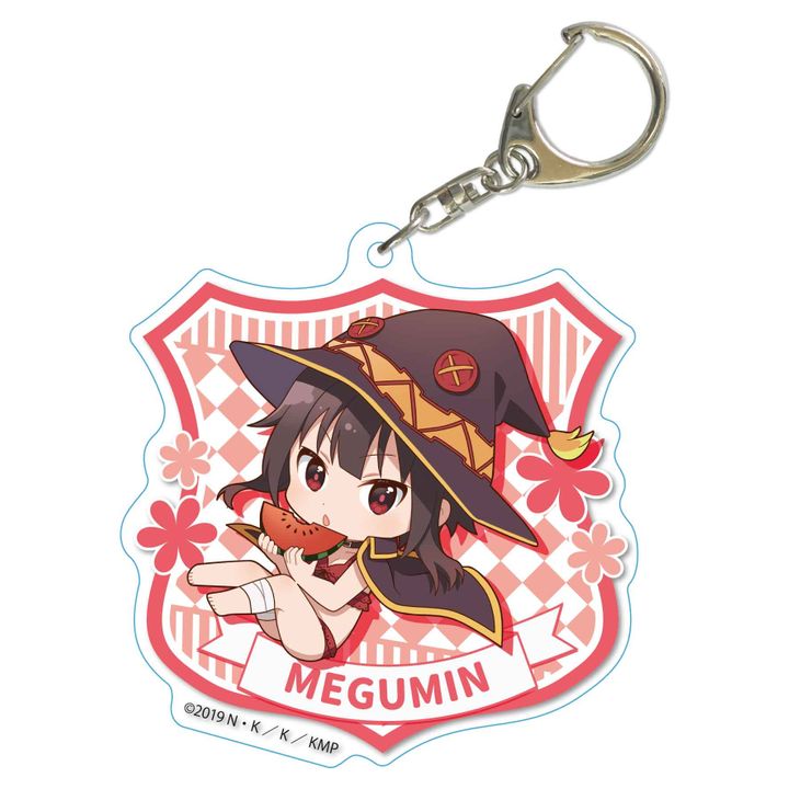 Kono Subarashii Sekai ni Shukufuku wo! Kurenai Densetsu Pukasshu Choi Deka Acrylic Key Chain Swimwear Ver. Megumin