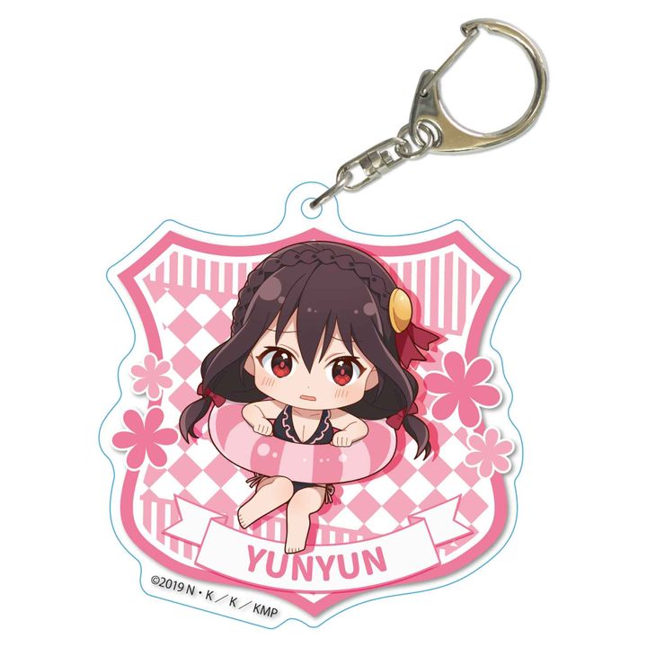 Kono Subarashii Sekai ni Shukufuku wo! Kurenai Densetsu Pukasshu Choi Deka Acrylic Key Chain Swimwear Ver. Yunyun