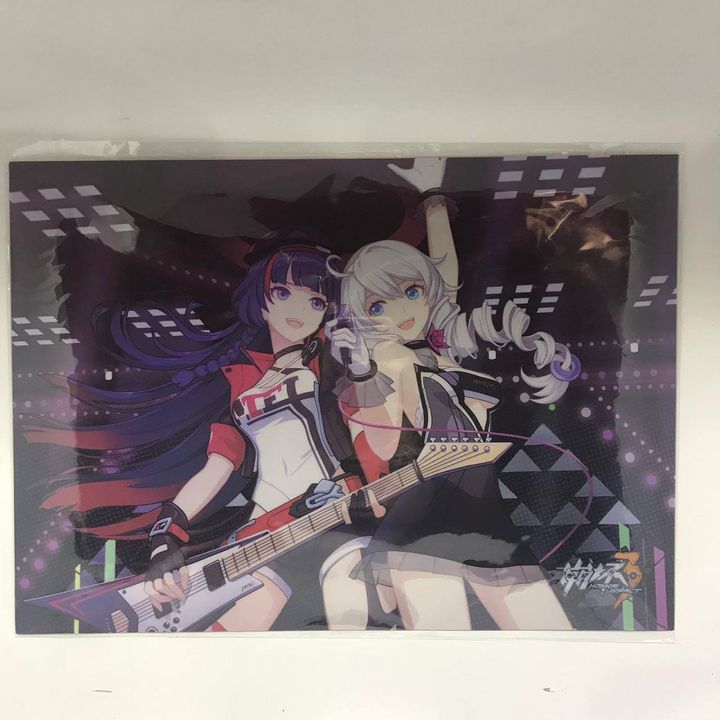 Honkai Impact 3 A4 Clear Folder Mei & Kiana Rock Ver.