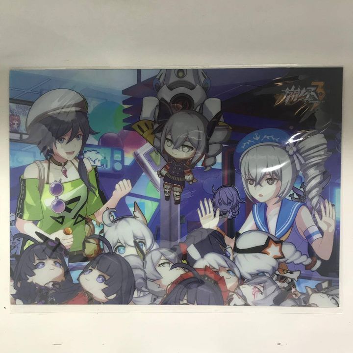 Honkai Impact 3 A4 Clear Folder Fu Hua & Bronya - Honkai Impact 3rd