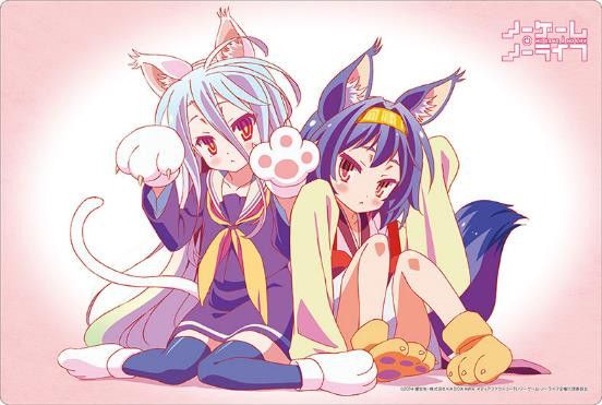 Bushiroad Rubber Mat Collection Vol. 336 No Game No Life Shiro & Izuna (52x35cm)