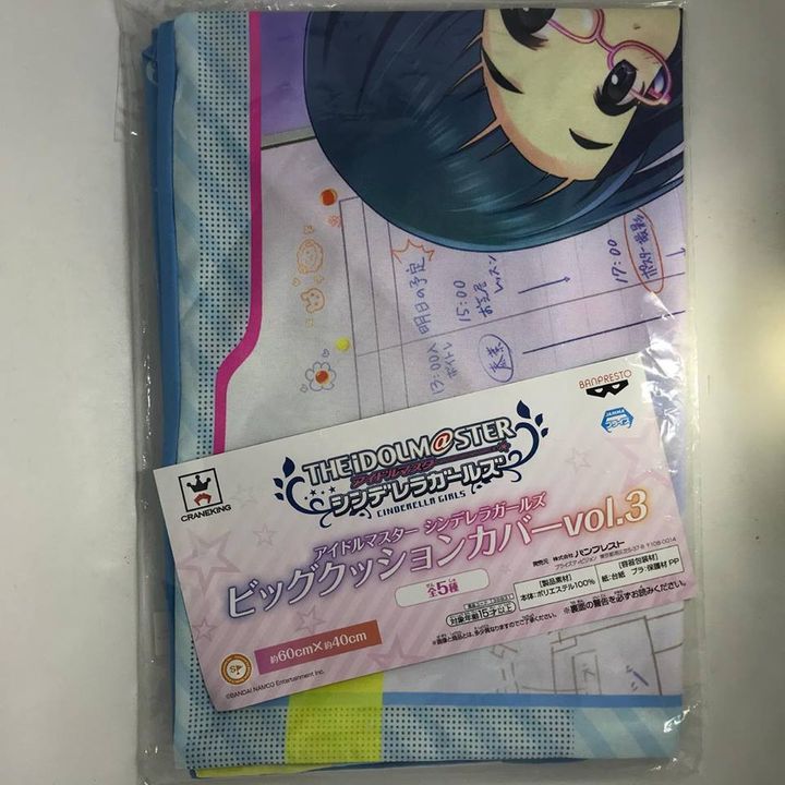 The iDOLM@STER Cinderella Girls Big Cushion Cover Vol.3  Yasuha Okazaki (60x40cm)