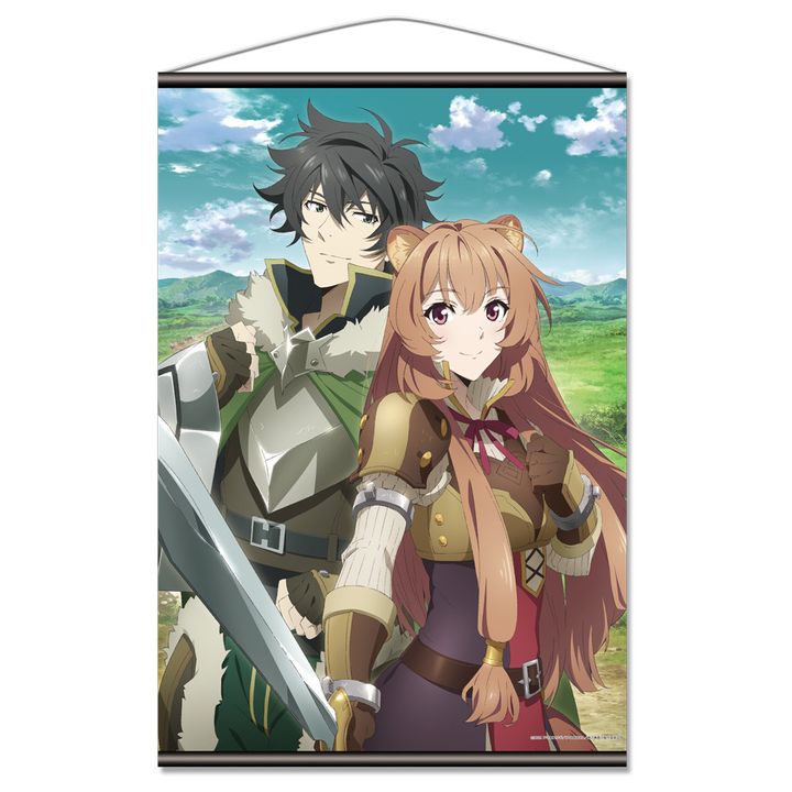 The Rising of the Shield Hero B2 Tapestry A Naofumi & Raphtalia (72x51cm)