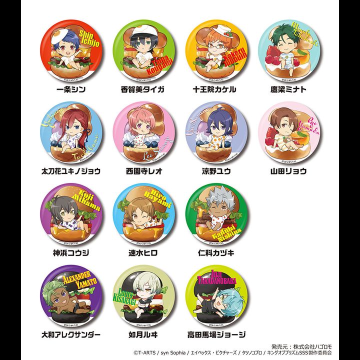 King of Prism -Shiny Seven Stars- Twin Face Collection Can Badge [SET OF 14]