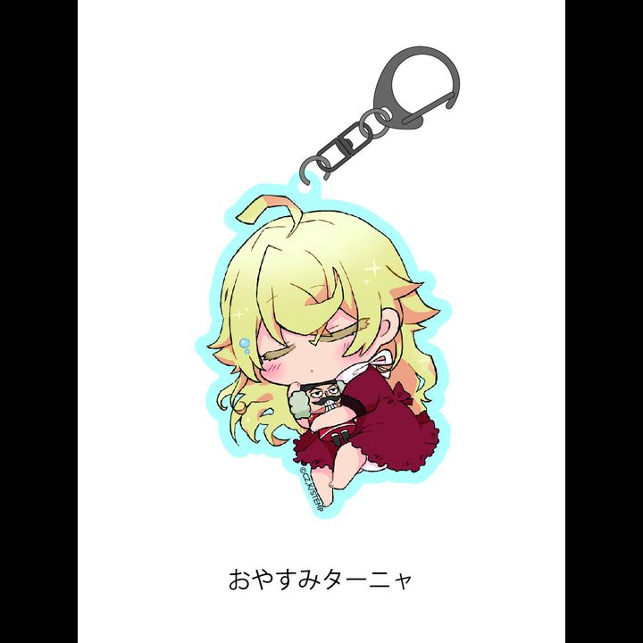The Saga of Tanya the Evil The Movie Tixi Kids Acrylic Key Chain Oyasumi Tanya