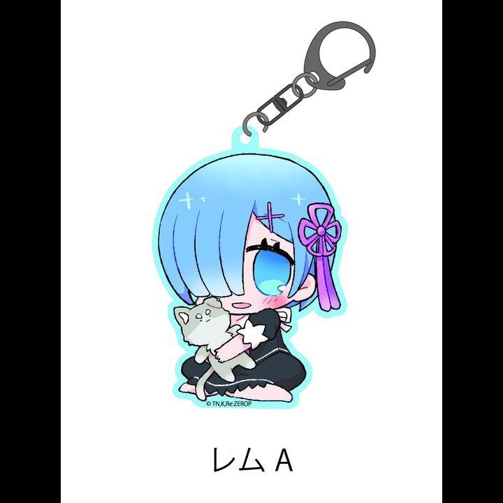 Re:Zero kara Hajimeru Isekai Seikatsu Tixi Kids Acrylic Key Chain Rem A