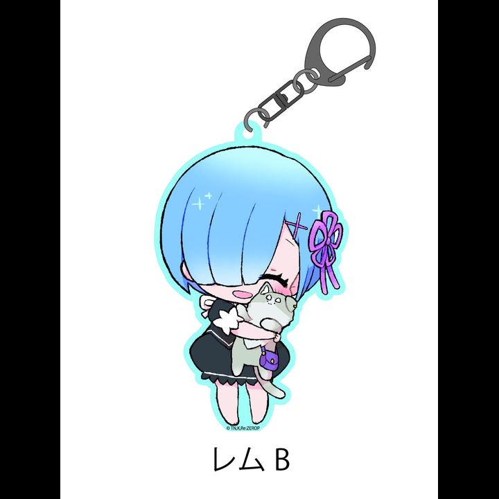 Re:Zero kara Hajimeru Isekai Seikatsu Tixi Kids Acrylic Key Chain Rem B
