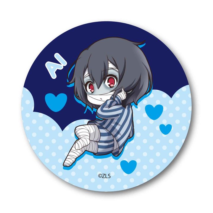 Zombie Land Saga Pukasshu Can Badge Mizuno Ai