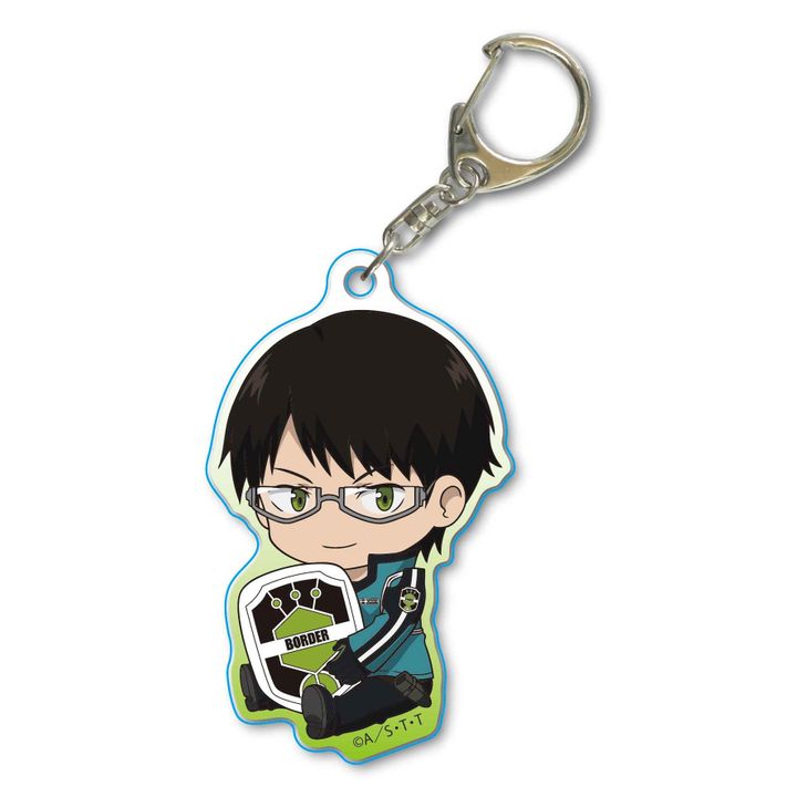 World Trigger GyuGyutto Acrylic Key Chain Mikumo Osamu